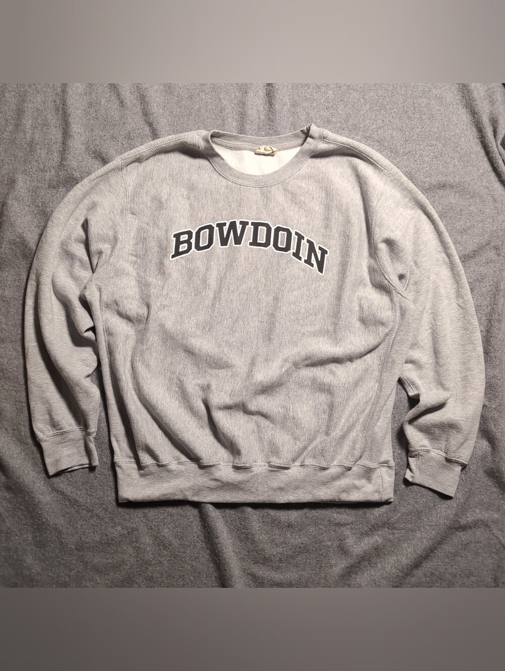 Vintage MV Sport Pro-Weave Bowdoin College Crewneck Sweatshirt XL